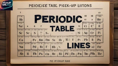 Periodic Table Pick-Up Lines