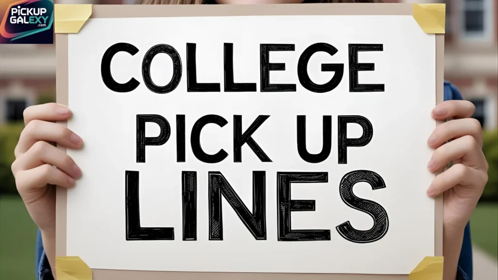 Bold College Pick Up Lines