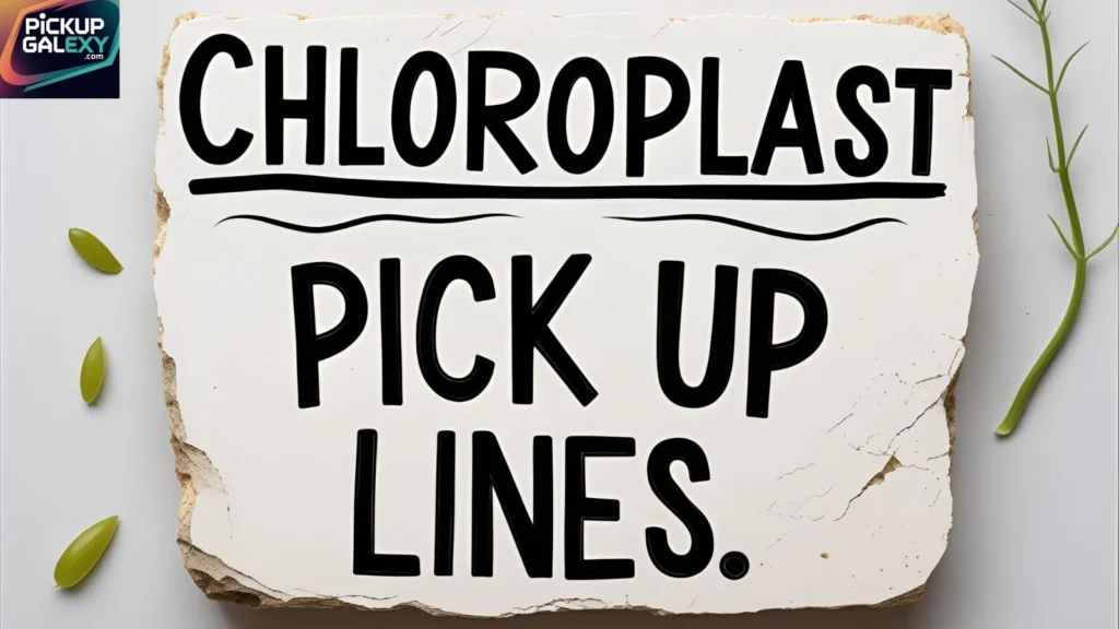 Cute Chloroplast Pick Up Lines