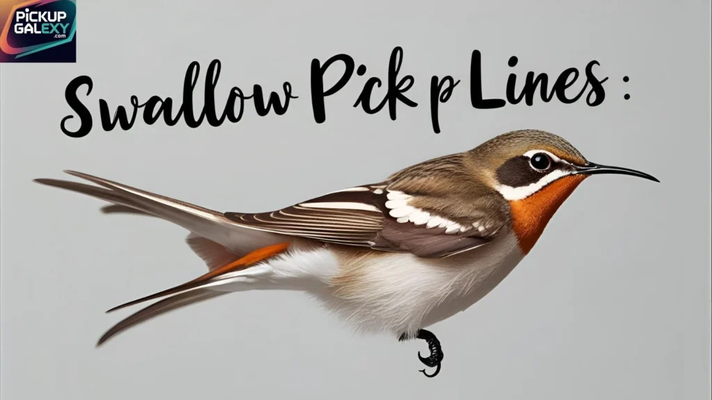 Cute Swallow Pick Up Lines For A Flirty Chat