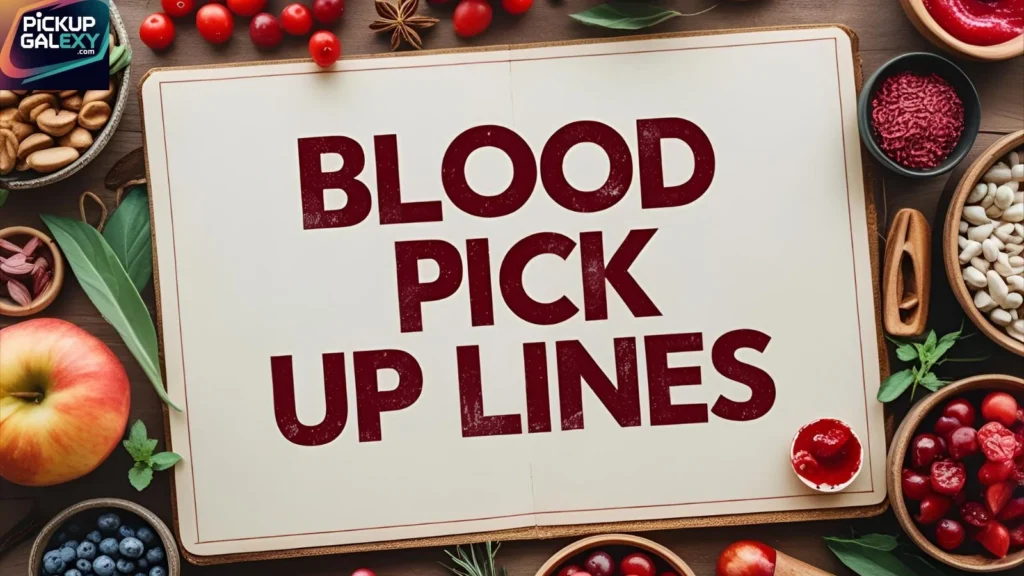 Funny Blood Pick Up Lines To Break The Ice