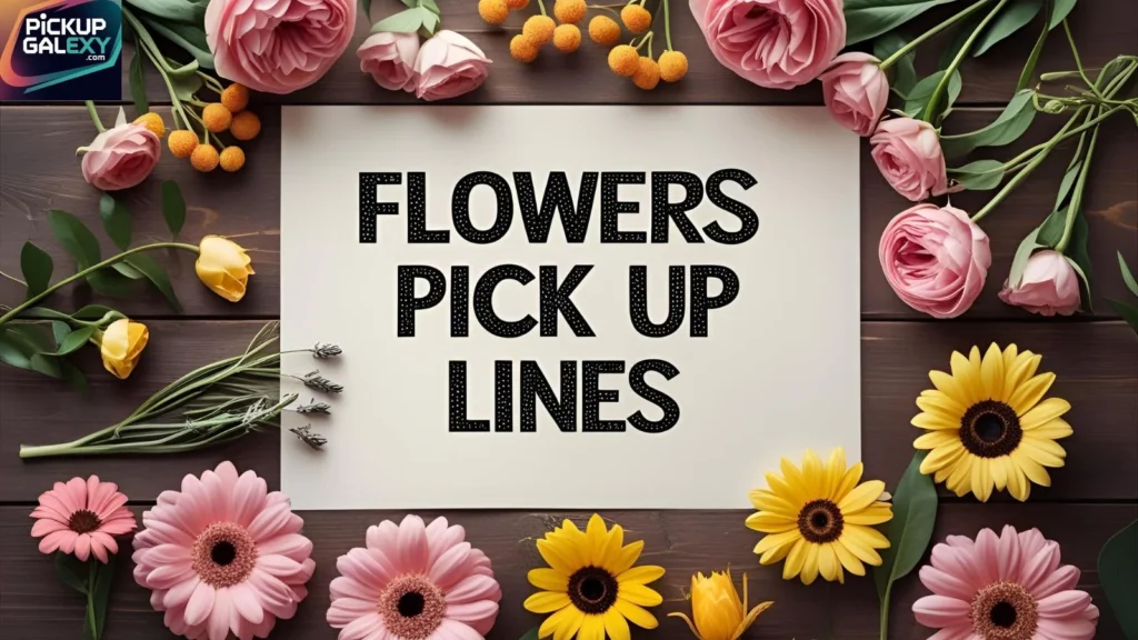 Funny Flowers Pick Up Lines
