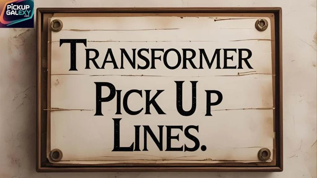 Funny Transformer Pick Up Lines to Make Them Smile 