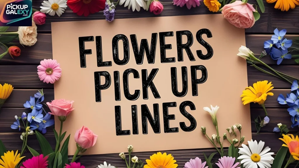 Romantic Flowers Pick Up Lines