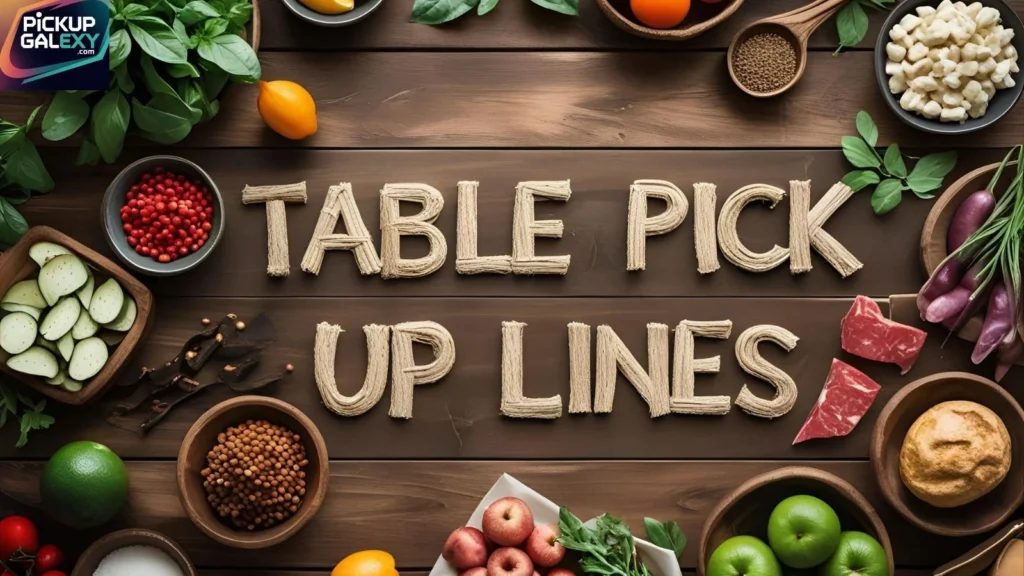 Table Pick Up Lines