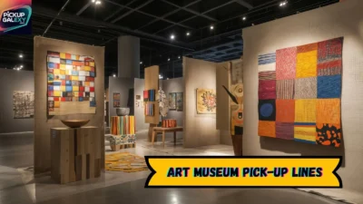 Art Museum Pick-Up Lines