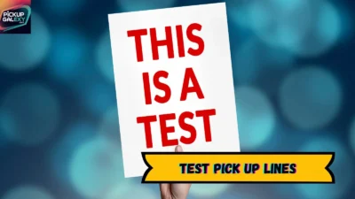 Test Pick Up Lines
