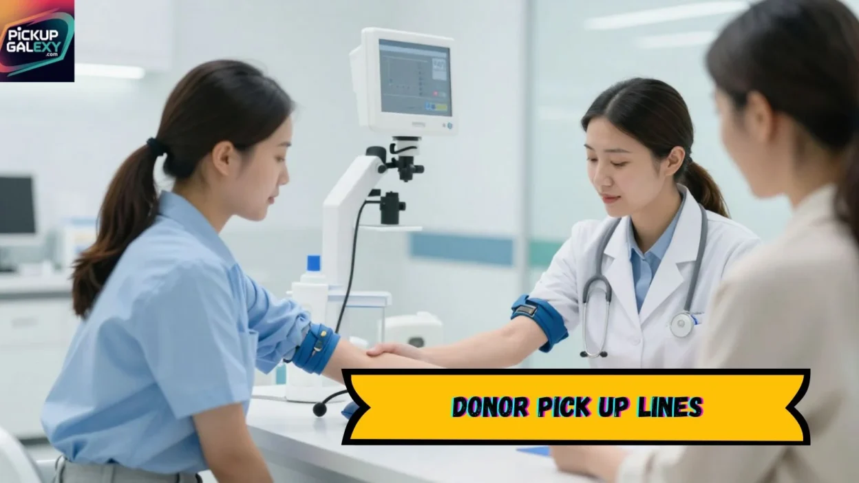 Donor Pick Up Lines