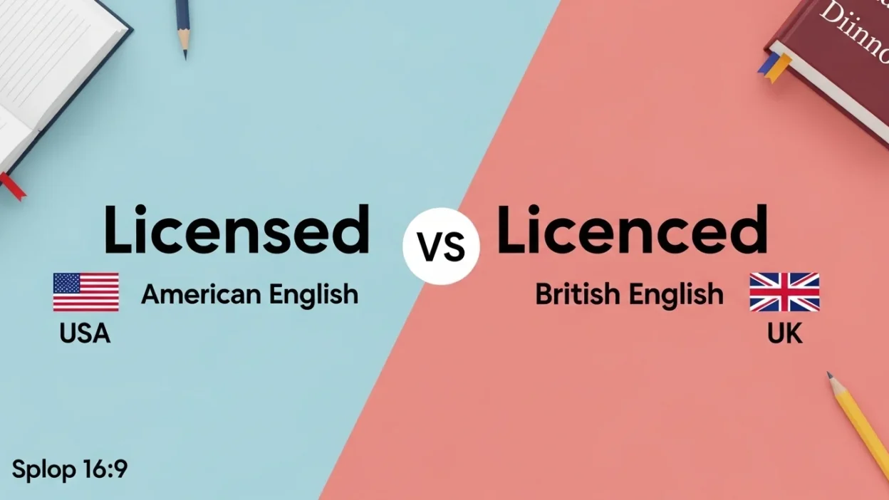 Licensed vs Licenced