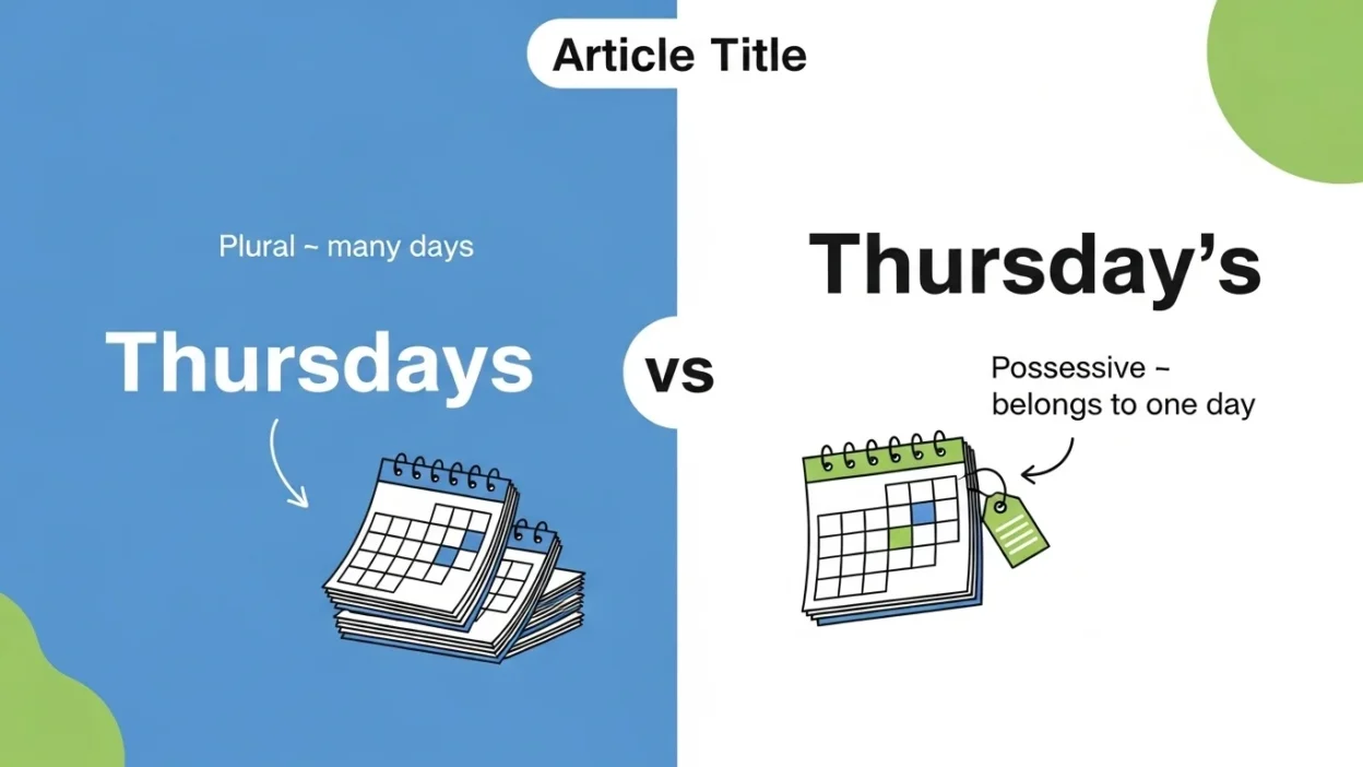 Thursdays vs Thursday’s