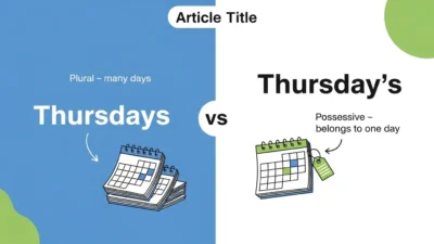 Thursdays vs Thursday’s