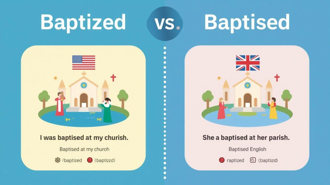 Baptized vs Baptised