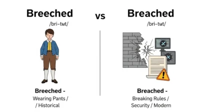 Breeched vs Breached
