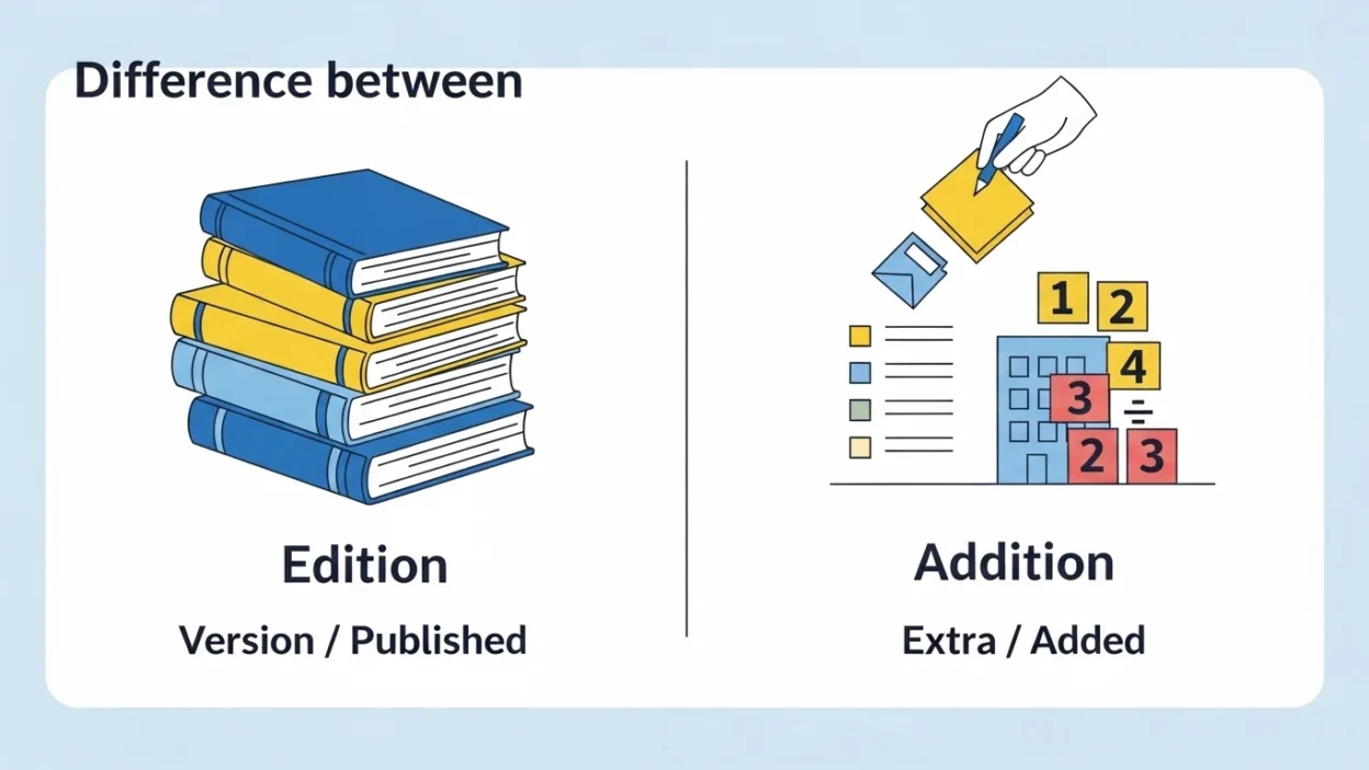 Edition vs Addition
