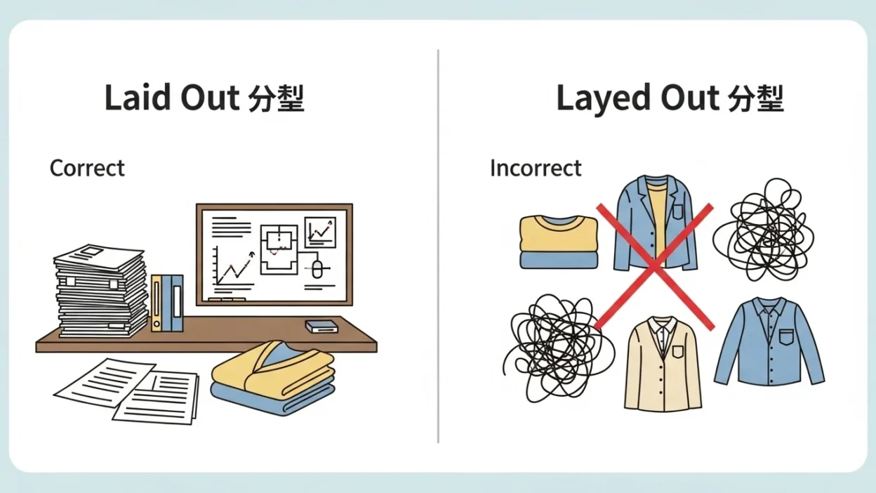 Laid Out vs Layed Out