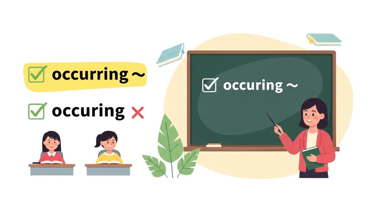 Occurring vs Occuring