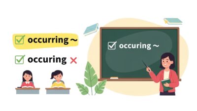 Occurring vs Occuring