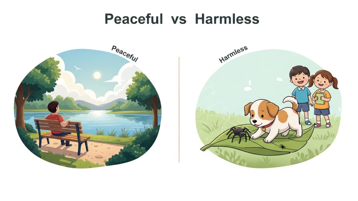 Peaceful vs Harmless