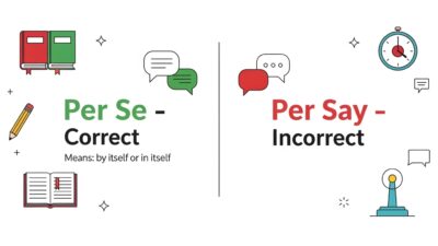 Per Se vs Per Say