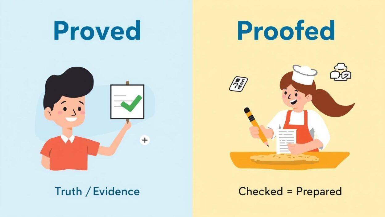 Proofed vs Proved