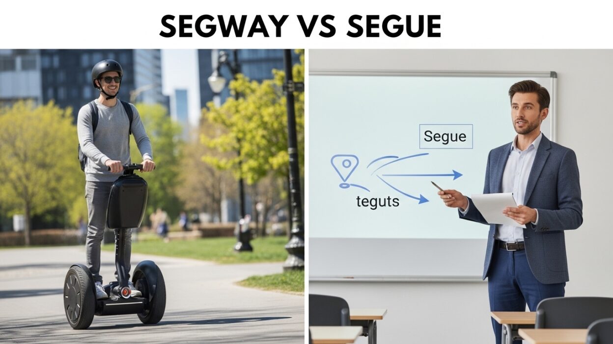Segway vs Segue