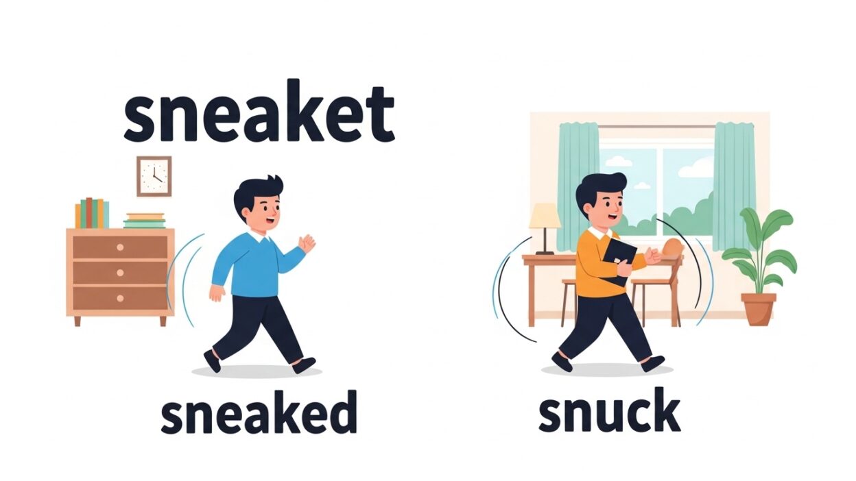 Sneaked vs Snuck