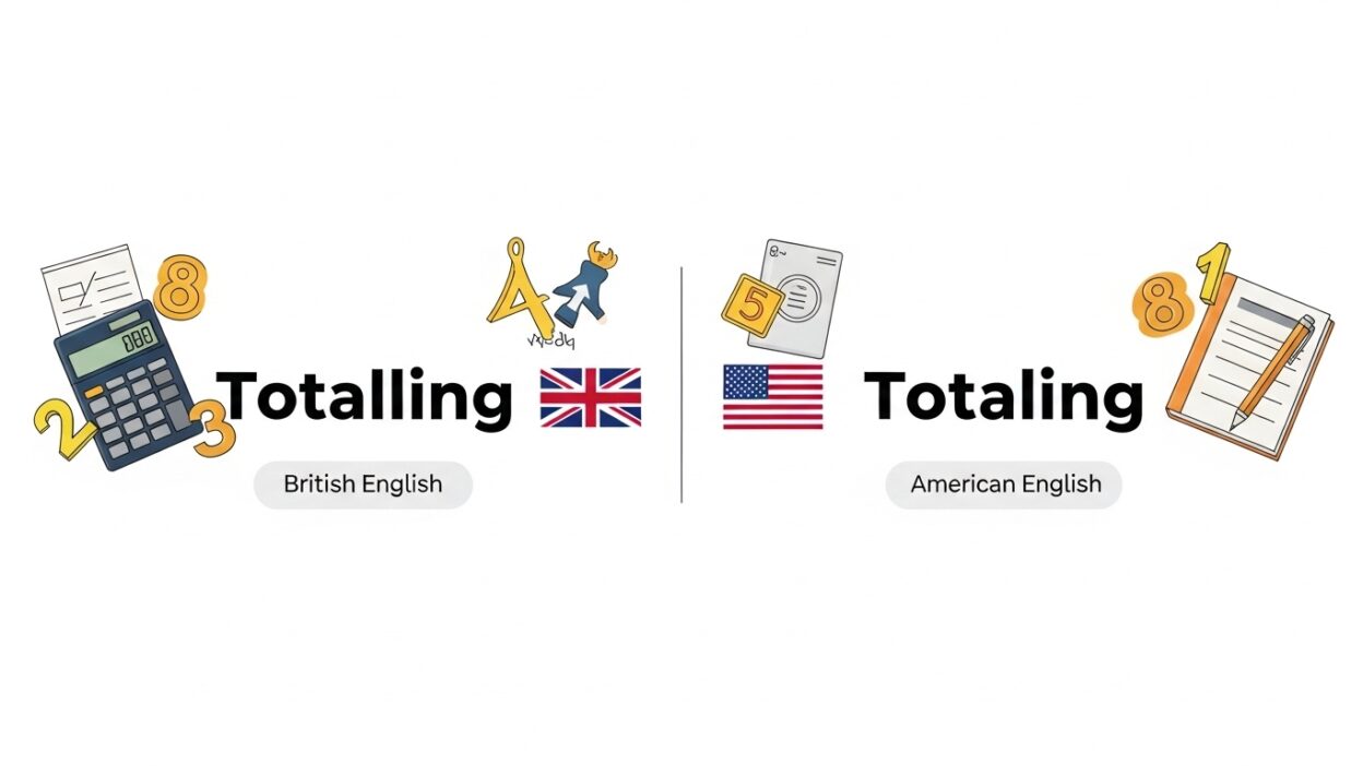 Totalling vs Totaling