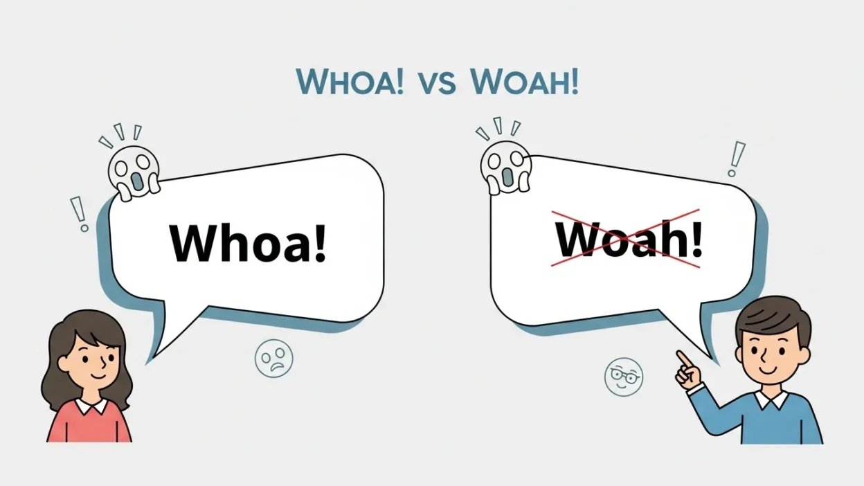 Whoa vs Woah